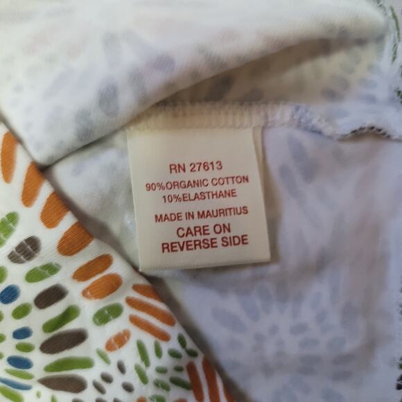 Aventura- Women's multi-color pattern organic cotton dress- size Medium - Picture 6 of 8